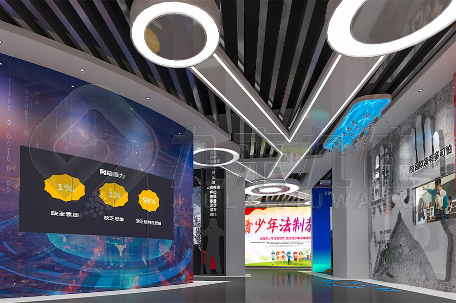 法制展館，法治文化教育展館方案策劃公司，政法委法治教育展館設(shè)計圖片