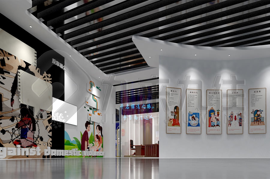 法制教育基地建設(shè)，法制教育展廳產(chǎn)品，法院法制教育展廳平面設(shè)計(jì)