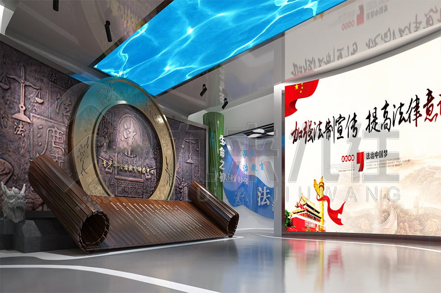 禁毒宣傳基地效果圖設計，聲光電禁毒展廳方案設計，禁毒防艾教育展館施工單位